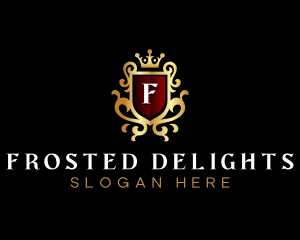 Elegant Shield Crest logo design