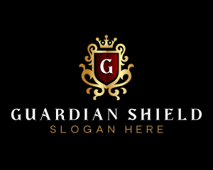 Elegant Shield Crest logo design