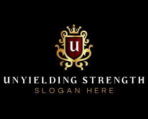 Elegant Shield Crest logo design