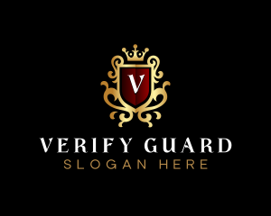 Elegant Shield Crest logo design