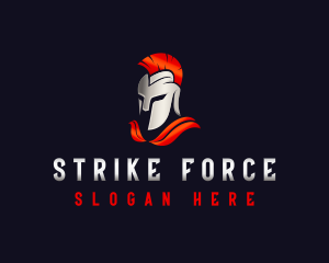 Spartan Warrior Fighter logo