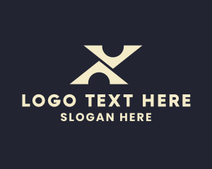 Creative Tech Letter X logo