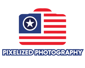 Patriotic Camera Photography logo design