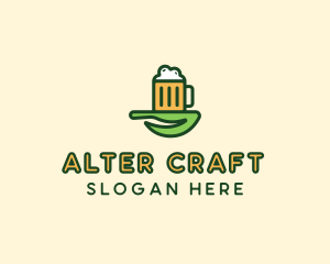 Natural Beer Brew logo design