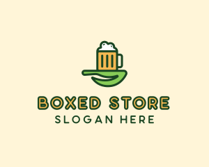 Natural Beer Brew logo design