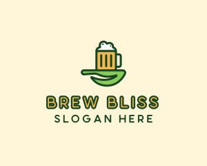 Natural Beer Brew logo design