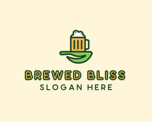 Natural Beer Brew logo design