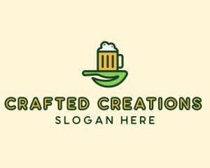 Natural Beer Brew logo design