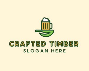 Natural Beer Brew logo design