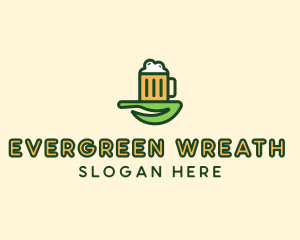 Natural Beer Brew logo design