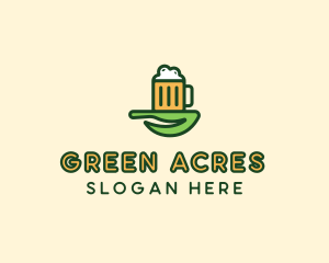 Natural Beer Brew logo design