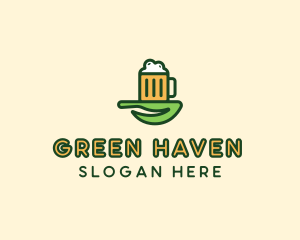 Natural Beer Brew logo design