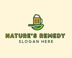 Natural Beer Brew logo design