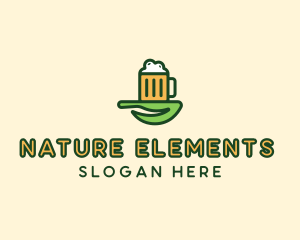 Natural Beer Brew logo design