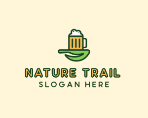 Natural Beer Brew logo design