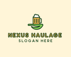 Natural Beer Brew logo design