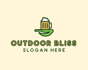 Natural Beer Brew logo design