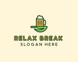 Natural Beer Brew logo design