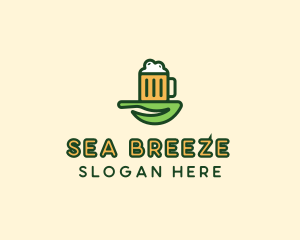 Natural Beer Brew logo design