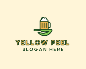 Natural Beer Brew logo design