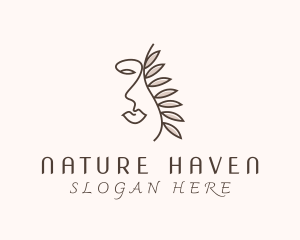 Face Skincare Nature logo design