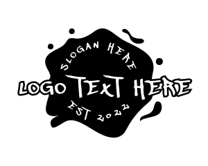 Hip Hop - Urban Ink Graffiti logo design