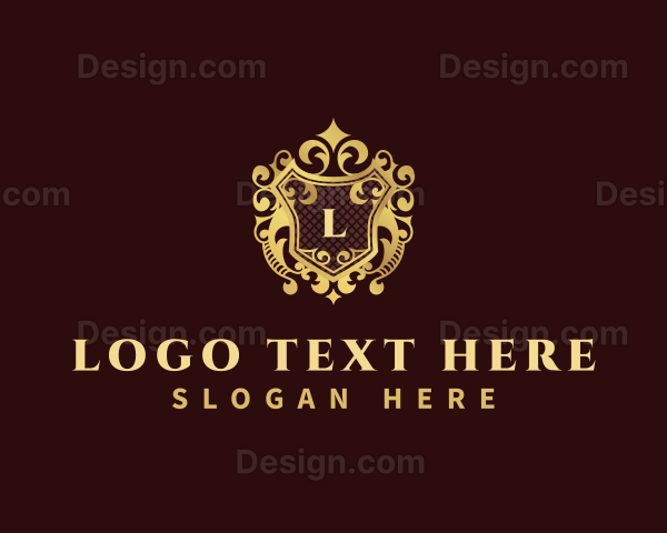 Decorative Royal Shield Logo