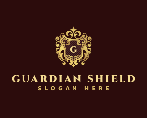 Decorative Royal Shield  logo design