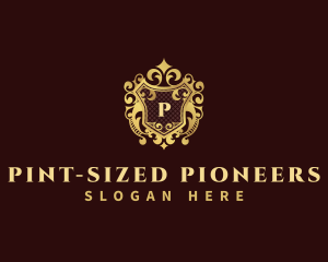 Decorative Royal Shield  logo design