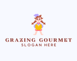 Girl Cheese Restaurant logo design