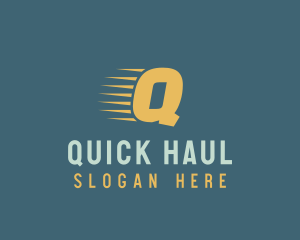 Fast Logistics Courier logo design