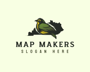 Kentucky Warbler Bird logo design