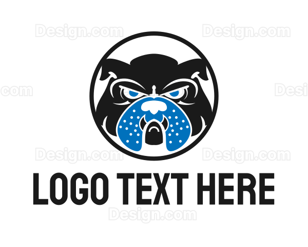 Bulldog Veterinary Pet Logo