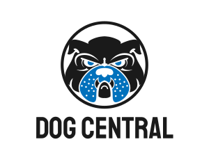 Bulldog Veterinary Pet logo design