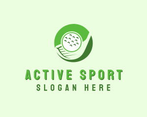 Golf Ball Sport logo design