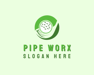 Golf Ball Sport logo design