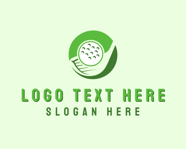 Golf Ball logo example 1