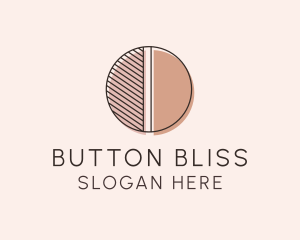 Brown Pastel Abstract Circle logo design