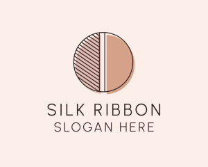 Brown Pastel Abstract Circle logo design