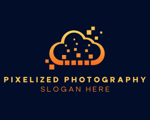 Creative Pixel Cloud logo design