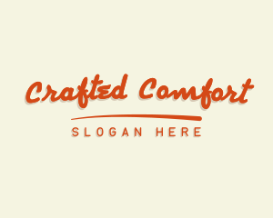 Cursive Retro Business logo design