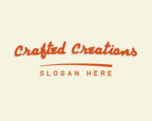 Cursive Retro Business logo design