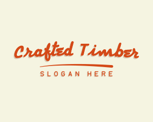 Cursive Retro Business logo design