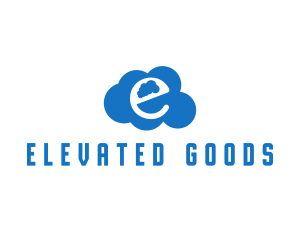 Cloud Letter E logo design