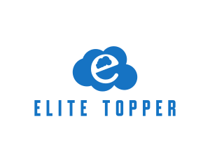 Cloud Letter E logo design