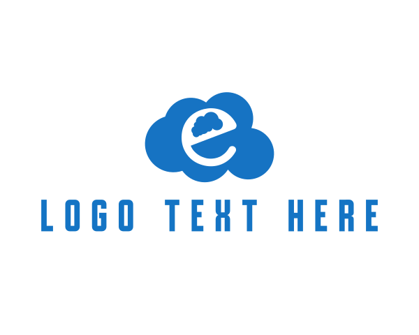 Letter E logo example 4