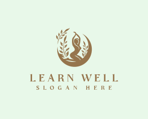 Woman Moon Wellness logo design