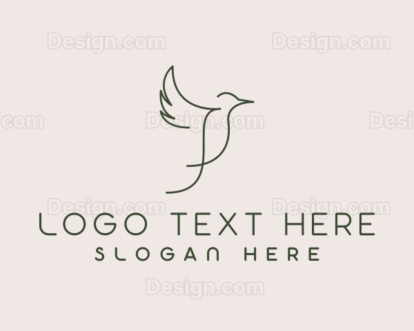 Minimalist Avian Bird Logo