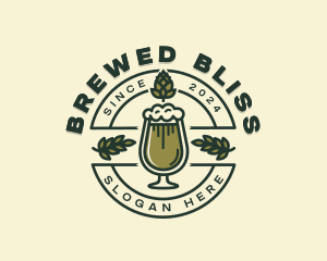 Wheat Beer Brewery logo design