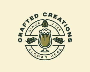 Wheat Beer Brewery logo design